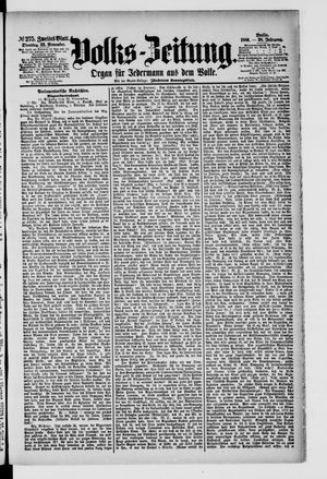 Volks-Zeitung vom 23.11.1880