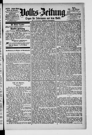 Volks-Zeitung vom 26.11.1880