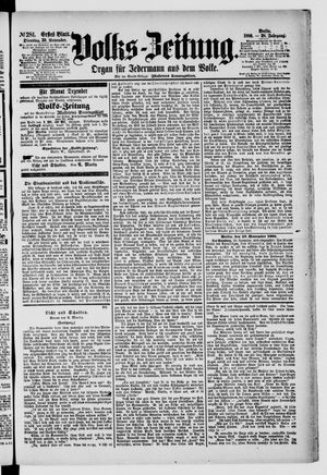 Volks-Zeitung vom 30.11.1880