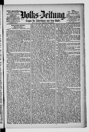 Volks-Zeitung vom 01.12.1880