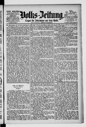 Volks-Zeitung vom 02.12.1880