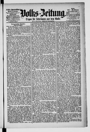 Volks-Zeitung vom 03.12.1880