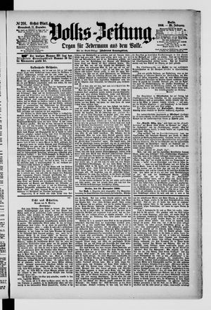 Volks-Zeitung vom 11.12.1880