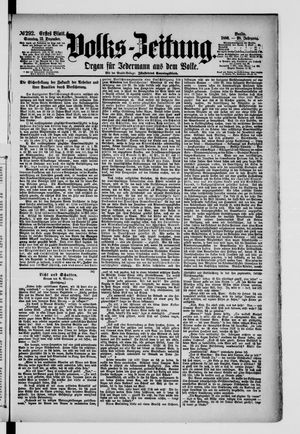 Volks-Zeitung on Dec 12, 1880