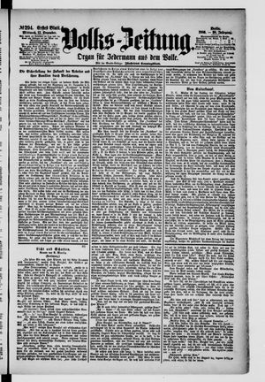 Volks-Zeitung vom 15.12.1880