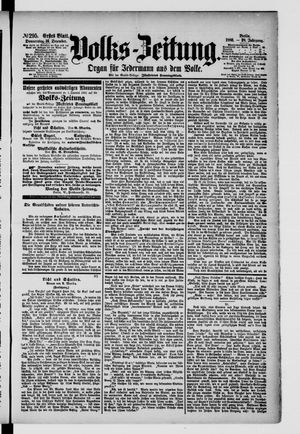 Volks-Zeitung on Dec 16, 1880