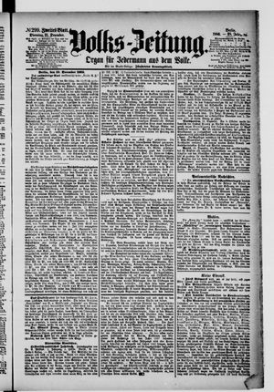 Volks-Zeitung vom 21.12.1880