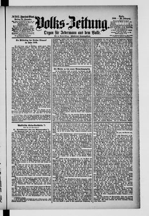 Volks-Zeitung vom 24.12.1880