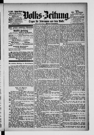 Volks-Zeitung vom 29.12.1880