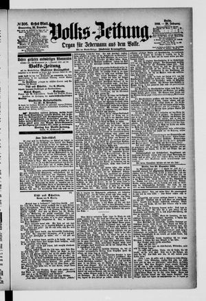 Volks-Zeitung vom 30.12.1880