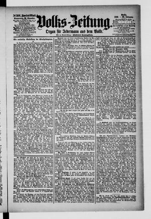 Volks-Zeitung vom 30.12.1880