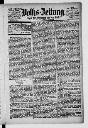 Volks-Zeitung vom 31.12.1880