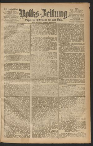 Volks-Zeitung vom 04.01.1881