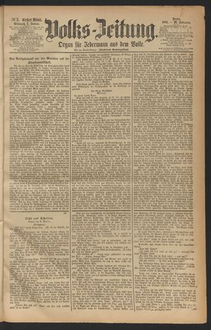 Volks-Zeitung on Jan 5, 1881