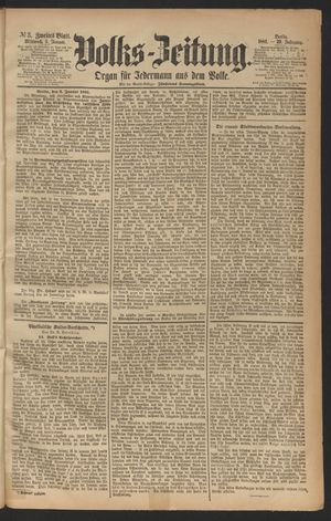 Volks-Zeitung on Jan 5, 1881