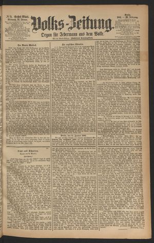Volks-Zeitung vom 12.01.1881
