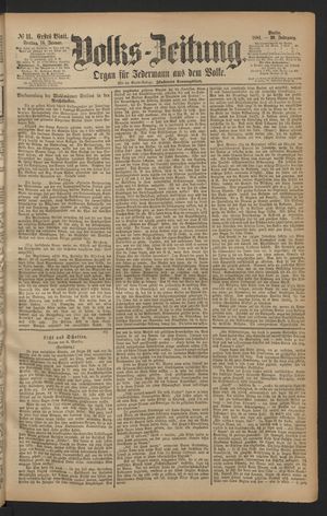 Volks-Zeitung on Jan 14, 1881