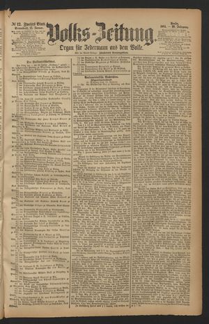 Volks-Zeitung on Jan 15, 1881