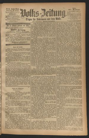 Volks-Zeitung on Jan 20, 1881
