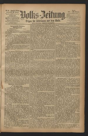 Volks-Zeitung on Jan 20, 1881