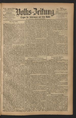 Volks-Zeitung vom 28.01.1881