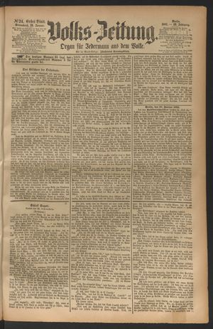 Volks-Zeitung vom 29.01.1881