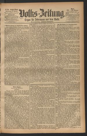 Volks-Zeitung on Feb 3, 1881