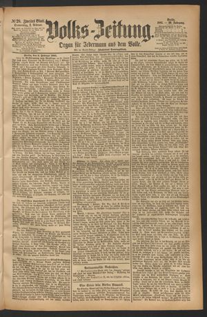 Volks-Zeitung on Feb 3, 1881