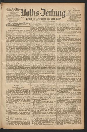 Volks-Zeitung vom 12.02.1881