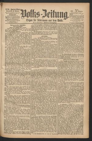 Volks-Zeitung vom 12.02.1881