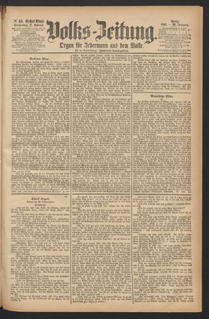Volks-Zeitung vom 17.02.1881