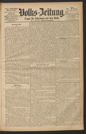Volks-Zeitung vom 02.03.1881