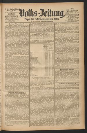 Volks-Zeitung vom 02.03.1881