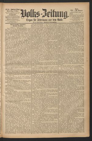 Volks-Zeitung vom 03.03.1881