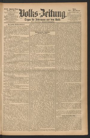 Volks-Zeitung vom 04.03.1881