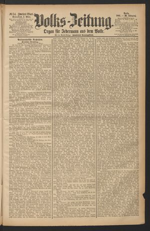 Volks-Zeitung vom 05.03.1881