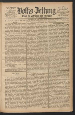 Volks-Zeitung vom 06.03.1881