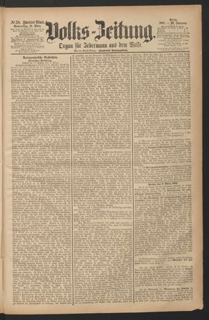 Volks-Zeitung vom 10.03.1881