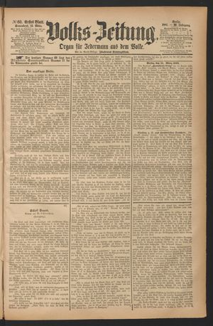 Volks-Zeitung vom 12.03.1881