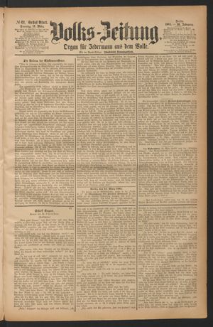 Volks-Zeitung vom 13.03.1881