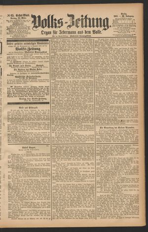 Volks-Zeitung on Mar 18, 1881