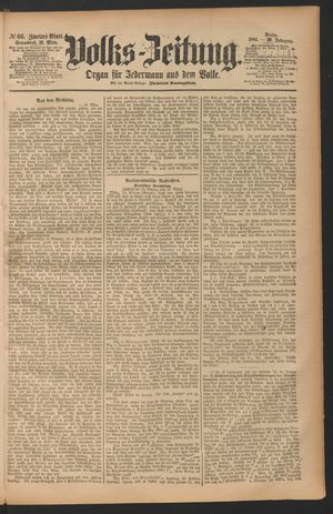 Volks-Zeitung vom 19.03.1881