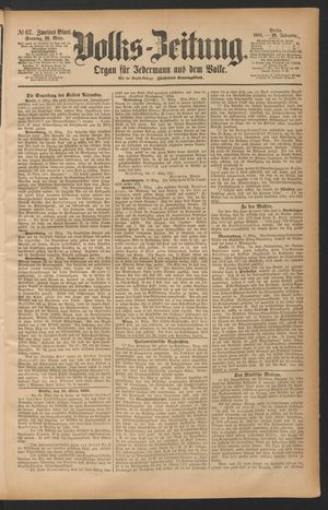 Volks-Zeitung vom 20.03.1881