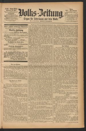 Volks-Zeitung on Mar 23, 1881