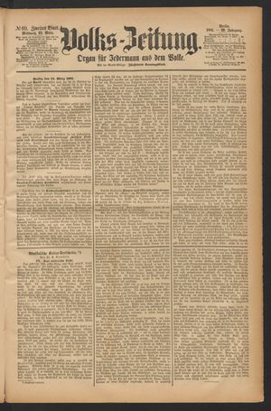 Volks-Zeitung on Mar 23, 1881
