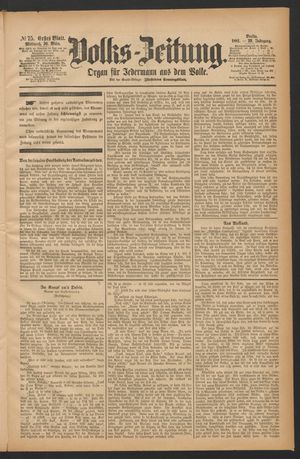 Volks-Zeitung vom 30.03.1881
