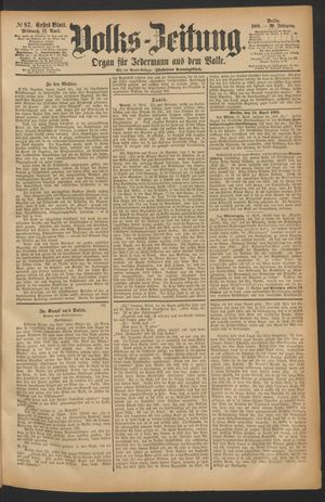 Volks-Zeitung vom 13.04.1881