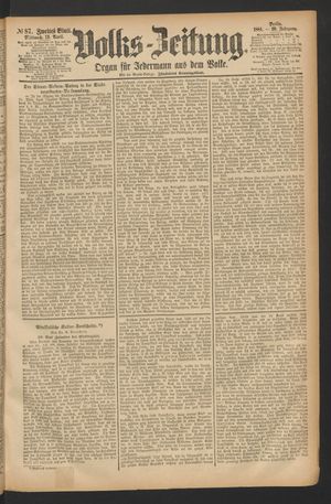 Volks-Zeitung vom 13.04.1881