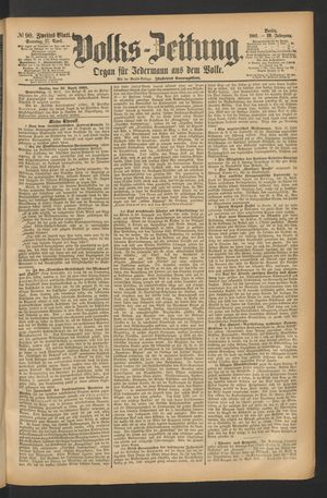Volks-Zeitung vom 17.04.1881