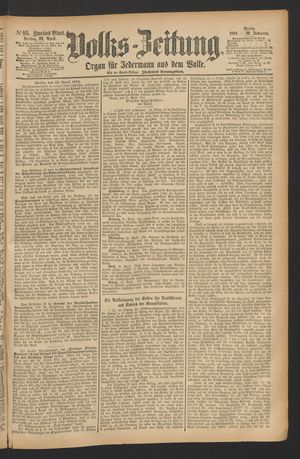 Volks-Zeitung on Apr 22, 1881